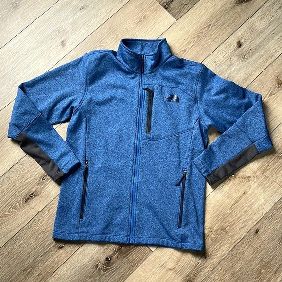 The North Face Men’s Canyonlands Full Zip Fleece Jacket Blue - Picture 1 of 8